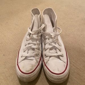 white high top converse
